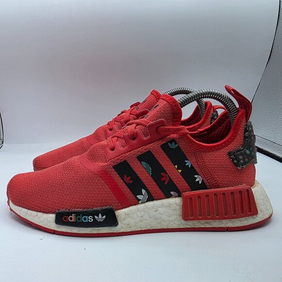 Adidas NMD_R1 J Mini Trefoils Kids Size 6 Red Athletic Shoes Walking Running Sch - Picture 13 of 13